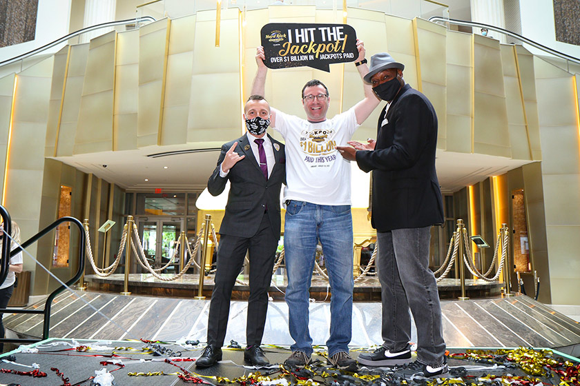 Jackpot winner hard rock casino